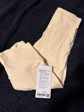Lululemon align 17 inch crop legging in Buttercream